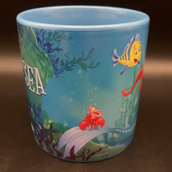NEW Disney The Little Mermaid Musical Mug Plays “Under The Sea” Coffee Tea Cup - Picture 4 of 16